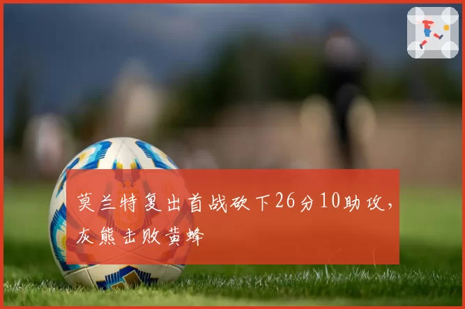 莫兰特复出首战砍下26分10助攻，灰熊击败黄蜂